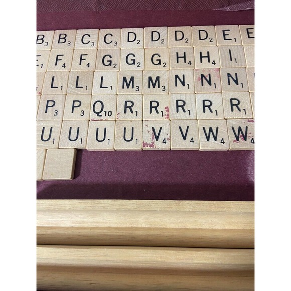 1976 SELCHOW & RIGHTER "SCRABBLE" Crossword Board Game - Picture 3 of 11